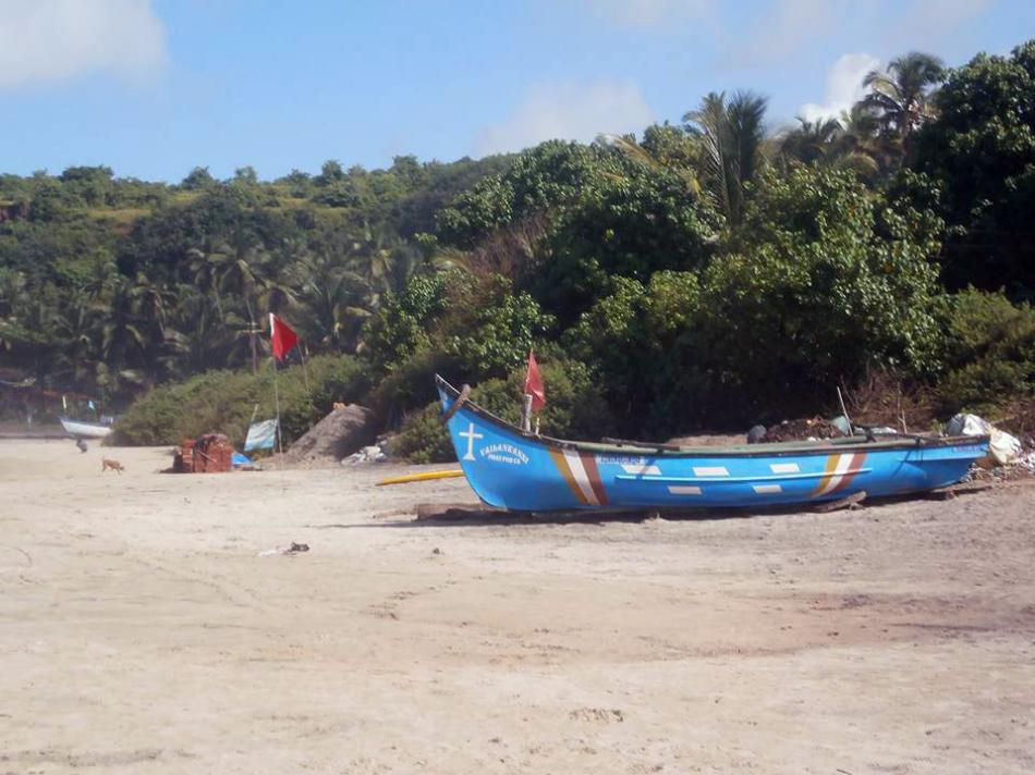Пляж северного Goa